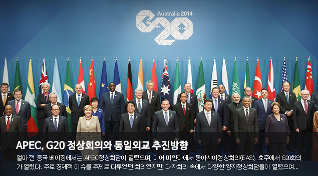 APEC, G20 정상회의와 통일외교 추진방향