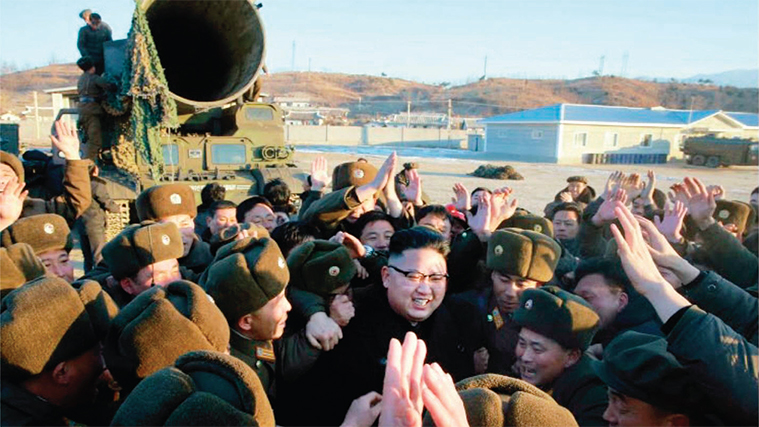 북한 김정은 정권은 핵·미사일 개발로 한반도 안보 불안을 고조시키고 있다.