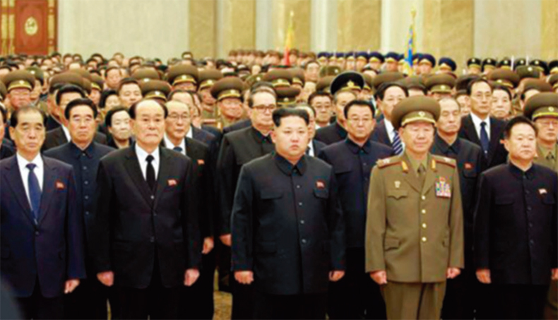김정은 집권 6년 동안 
당·정·군 간부 수백 명이 숙청됐다.