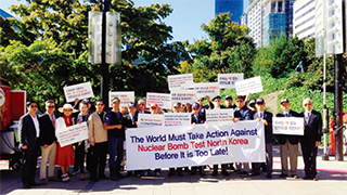 북핵 규탄대회를 연 밴쿠버협의회